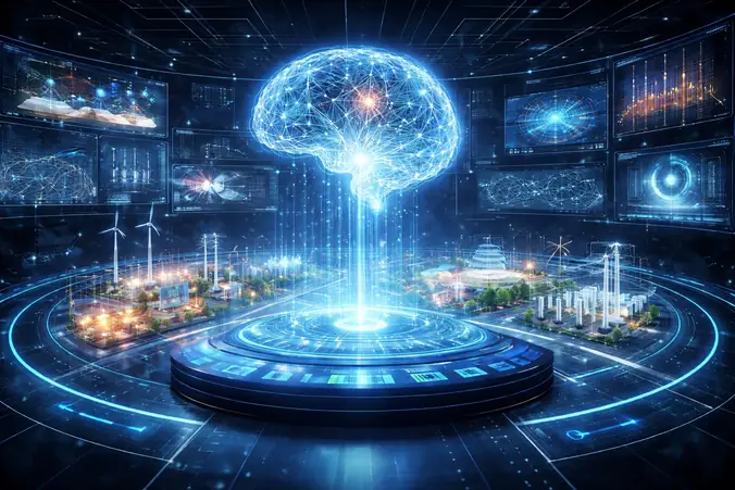 GridBrain Cognitive Digital Twin Architecture