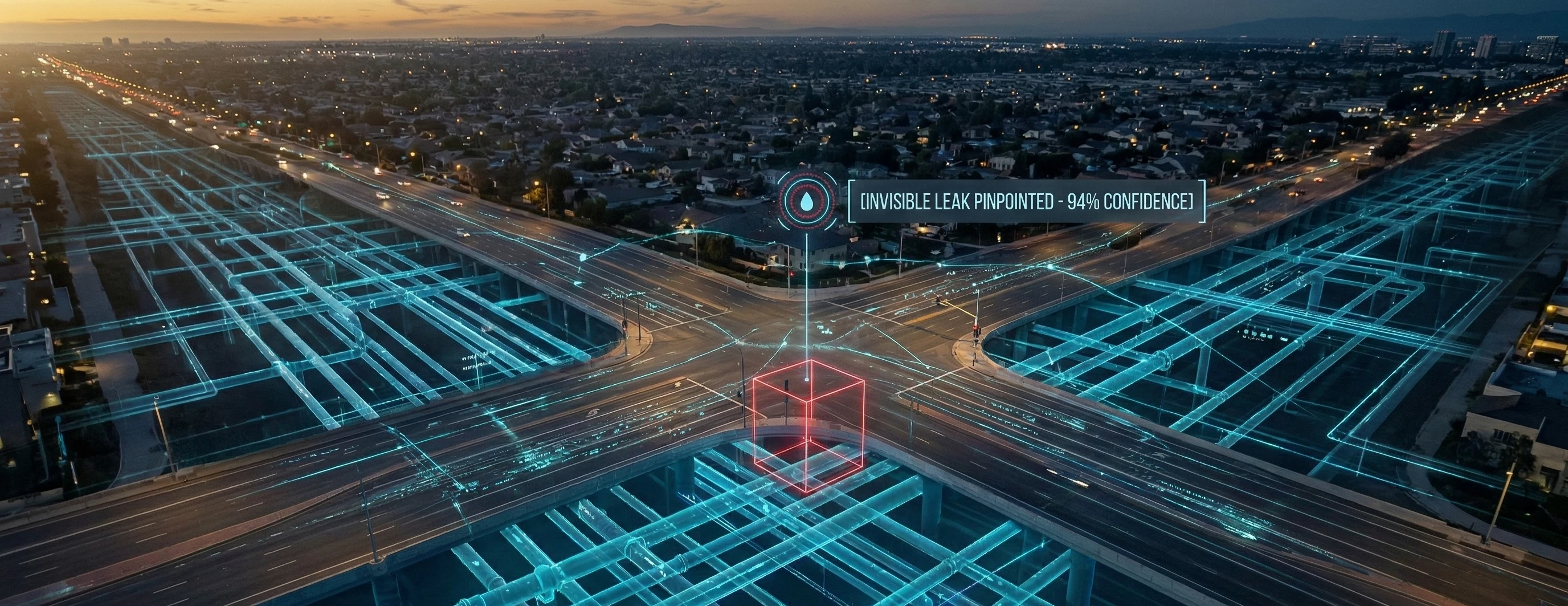 Smart Water Network & Leak Analytics Visual